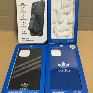 adidas アディダス iPhoneケース 12Pro MAX 4個セット