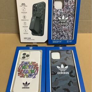 adidas アディダス iPhoneケース 12/12Pro 4個セット
