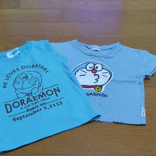 2点セット ドラえもん Tシャツ 80 タンクトップ 95 キッズ