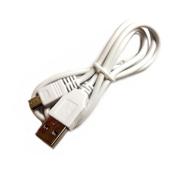USB ケーブル miniB 2本 1m プレステ PS3 コントローラー 接続 プリンターケーブル 白 AtoB エプソン