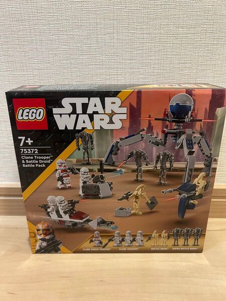 【新品未使用】レゴ 75372 クローントルーパーとバトルドロイド バトルパック スター ウォーズ LEGO
