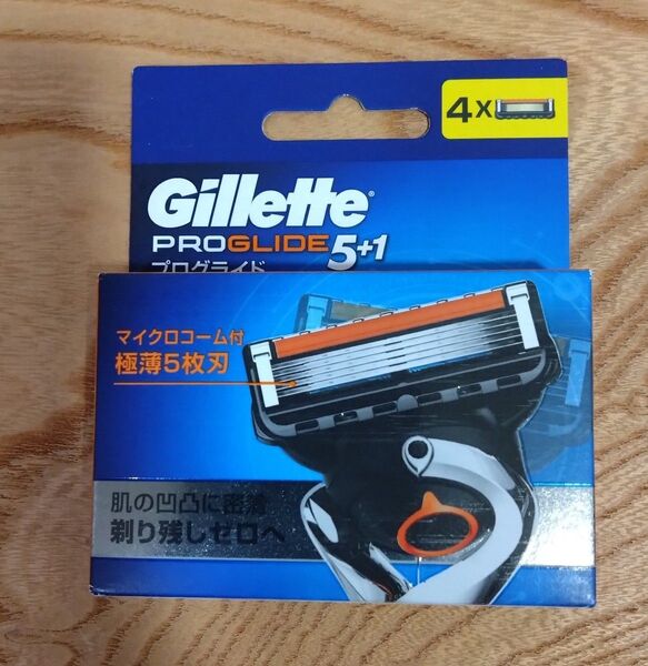 【箱なし】ジレット プログライド 5+1 替刃4個 新品未使用 純正品【ゆうパケットポストmini発送】
