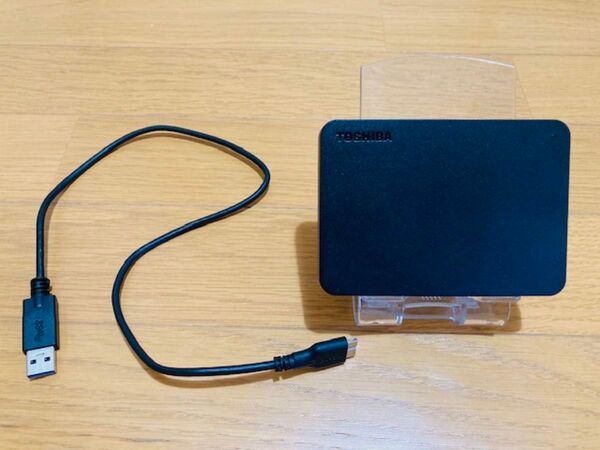 TOSHIBA 東芝 1TB 外付け HDD ハードディスク USB3.0 HD-TPA1U3-B BUFFALO バッファロー