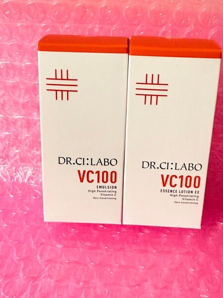 ドクターシーラボ vc100 化粧水&乳液 お試し ミニサイズ サンプル エッセンシャルローションEX V 1個 エマルジョン