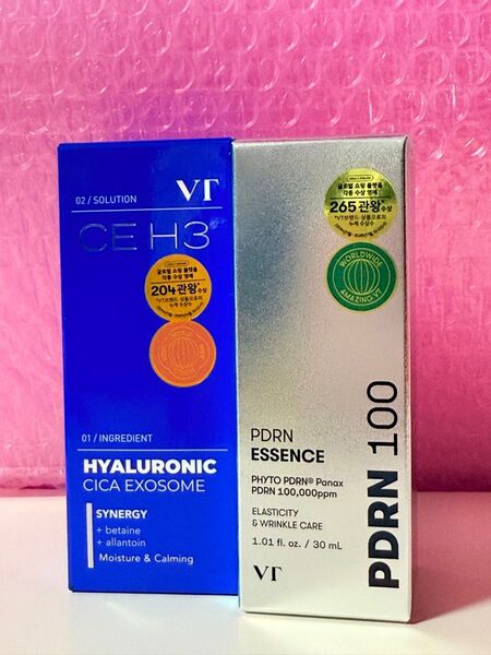 VT COSMETICS PDRN エッセンス 100 30ml×1 VT シカエクソソーム CEH3 ハイドロニック30ml×1