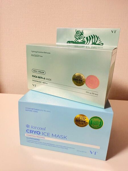 VT ブィティー シカ シートマスク 「シカレチA 30枚×1個」「新商品 アイスクール CRYO ICE MASK 30枚×1個