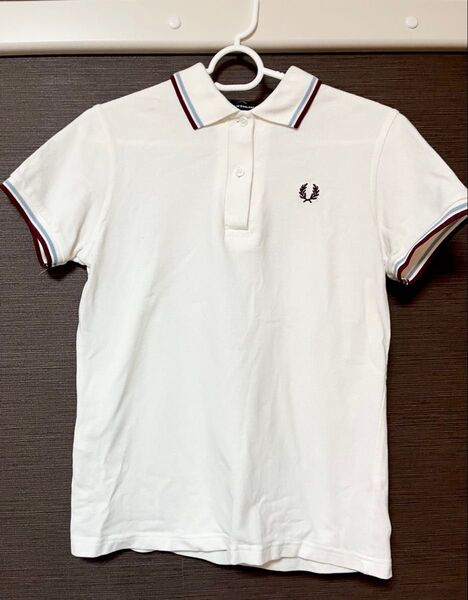 MENS/UNISEX The Fred Perry Shirt - M12 フレッドペリー 半袖ポロシャツ ホワイト 白