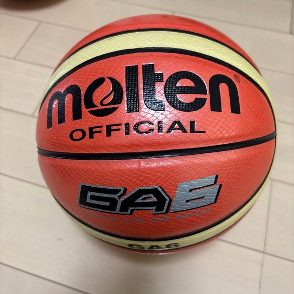 molten バスケットボール GA6 6号球 レッド