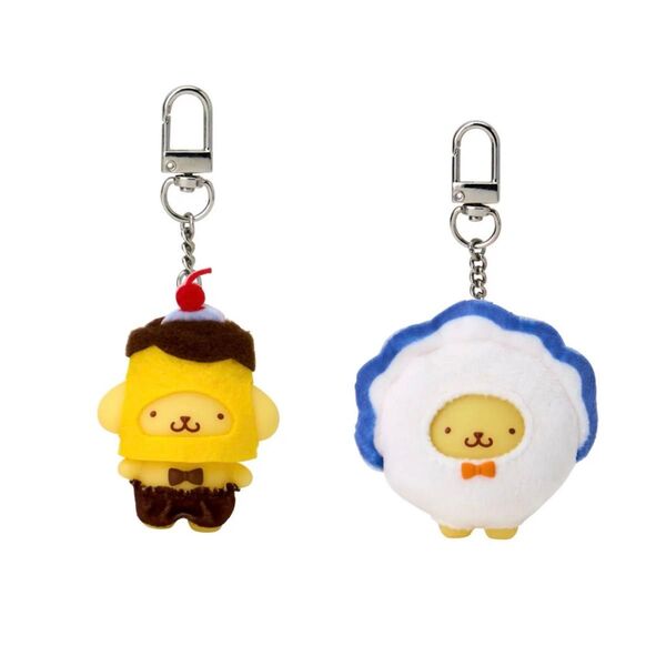 ポムポムプリン 2種セット スイーツ みずのいきもの シークレットキーホルダー ちびっともシリーズ第2弾