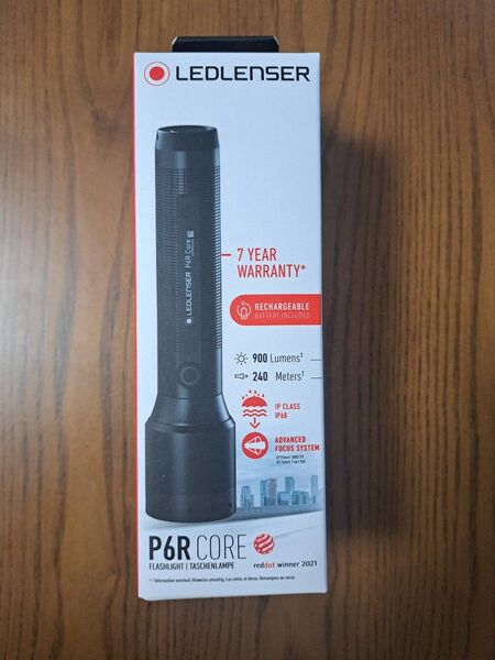 【新品未使用】P6R CORE(LEDLENSER) レッドレンザー USB充電式