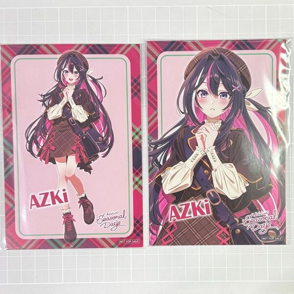 B品【クーポン消化】AZKi バレンタイン HMV 特典 限定 ポストカード 2種セット ホロライブ イラストカード