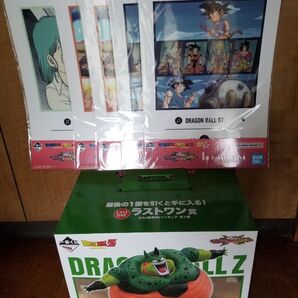 一番くじ ドラゴンボール vsオムニバスcross ラストワン賞 セル(爆発時)フィギュア I賞 クリアポスター 3種5枚 未開封