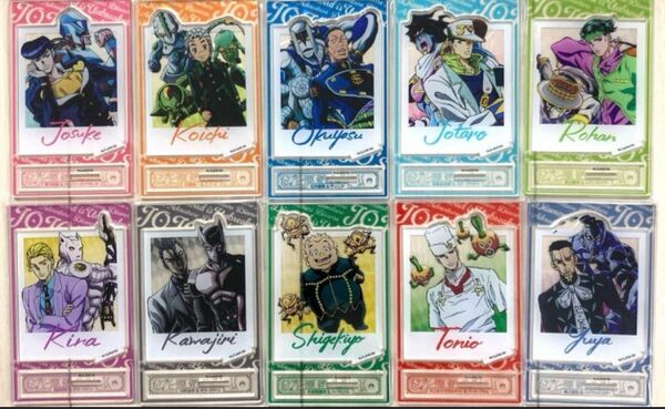 ☆新品☆ジョジョの奇妙な冒険 フォトスタイルアクスタ ダイヤモンド コンプ