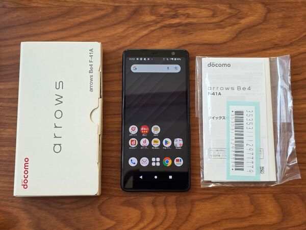 FCNT arrows Be4 F-41A ブラック SIMロック解除済み SIMフリー