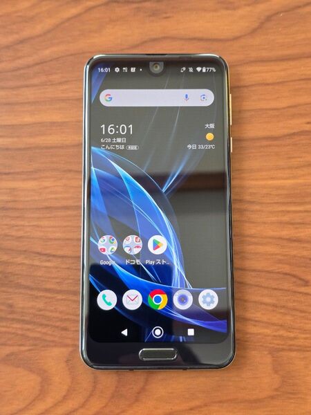 SHARP AQUOS R2 SH-03K プレミアムブラック SIMロック解除済み SIMフリー