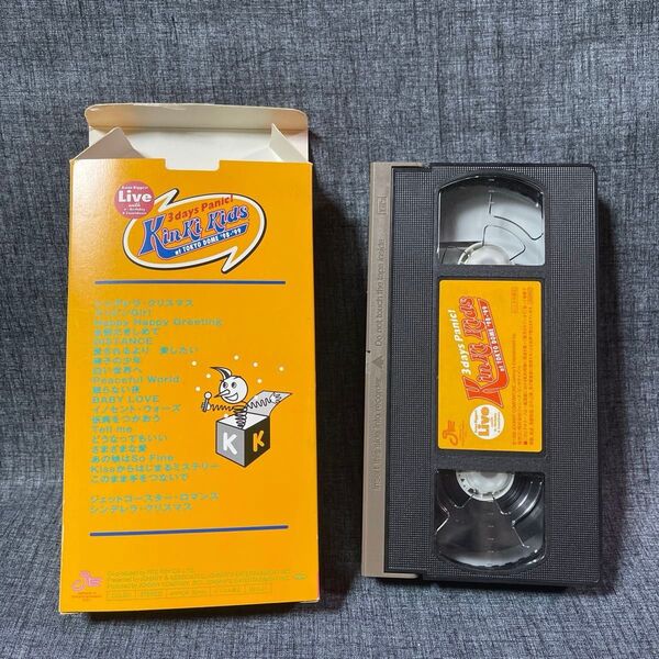 Kinki Kids 3days Panic at TOKYO DOME '98-'99 キンキキッズ VHSビデオ フォトブック