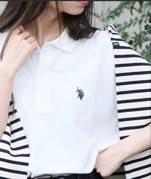 U.S.POLO ASSN.ワンポイント刺繍ポロシャツ