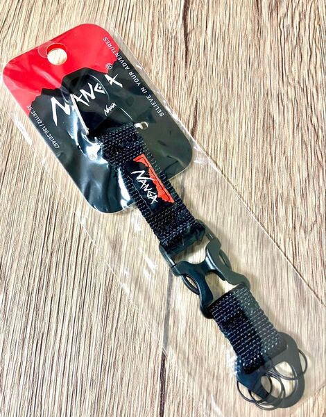 NANGA ナンガ CARABINER KEY HOLDER 黒 キーホルダー カラビナ アウトドア デイリーユース