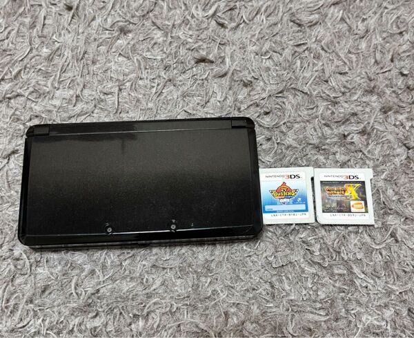 3DS 任天堂 カセット2個付き 電源付きます