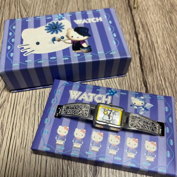 【レア品】 ハローキティ 腕時計 シルバー 時計 サンリオ