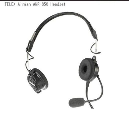 2 新品 TELEX テレックス Airman850 エアーマン 航空機用ヘッドセット ノイズキャンセル 防音 航空ファン 小型機