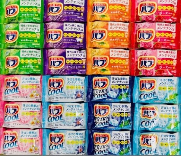 入浴剤 cool 花王バブ 定番 8種類24個 色付き透明湯 期間限定