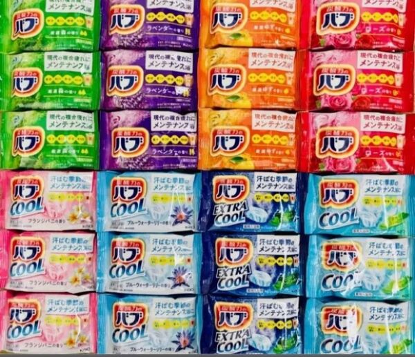 入浴剤 cool 花王バブ 定番 8種類24個 色付き透明湯 期間限定