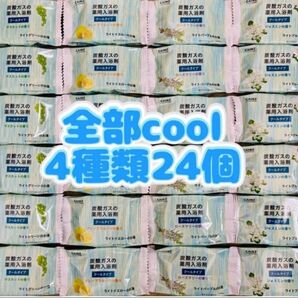 入浴剤 cool 薬用入浴剤 4種類24個 夏バテ