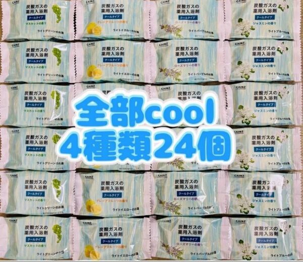 入浴剤 cool 薬用入浴剤 4種類24個 夏バテ