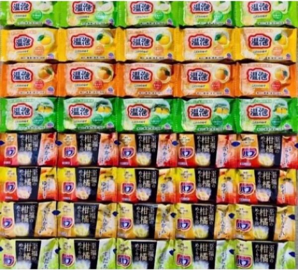 花王バブ 至福の柑橘めぐり浴 8種類40個 入浴剤 炭酸力 新商品 柑橘系