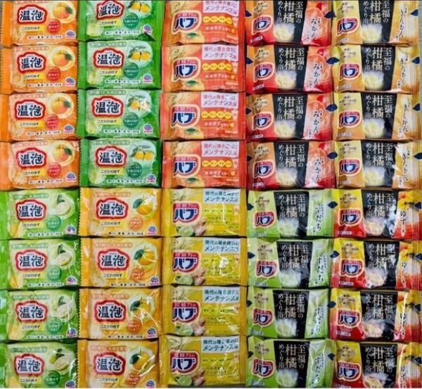 ③ 柑橘系 10種類 40個 入浴剤 薬用入浴剤 炭酸力温泡 アース製薬 バブ