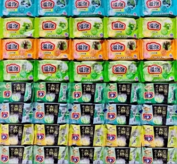 入浴剤 花王バブ kao 温泡 森の香り 至福の森めぐり浴 8種類40個
