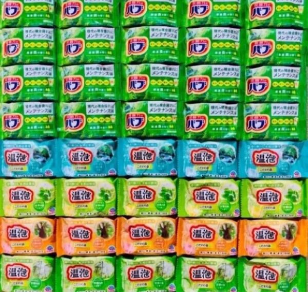 新m 入浴剤 花王 kao 森バブ 40個 アース製薬 温泡 こだわり森