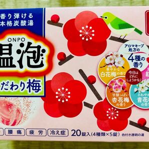 入浴剤 アース製薬 温泡 数量限定 こだわり梅 炭酸湯 4種類20個
