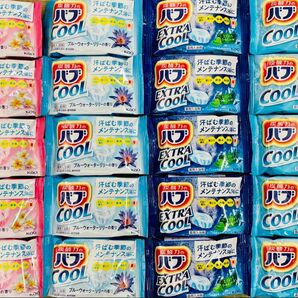 ③バブばかり cool 入浴剤 花王 kao バブ 4種類20個 色付き透明湯