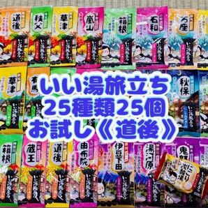 白元アース いい湯旅立ち 入浴剤 25種類 25個 詰め合わせ にごり湯 お試し1錠 道後