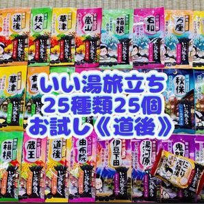 白元アース いい湯旅立ち 入浴剤 25種類 25個 詰め合わせ にごり湯 お試し1錠 道後