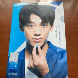 竹内涼真 LOTTE EAT MINT イートミント クリアファイル 非売品