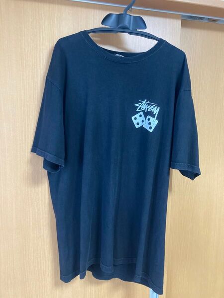ステューシー Tシャツ ブラック 半袖 L 黒 stussy ダイス