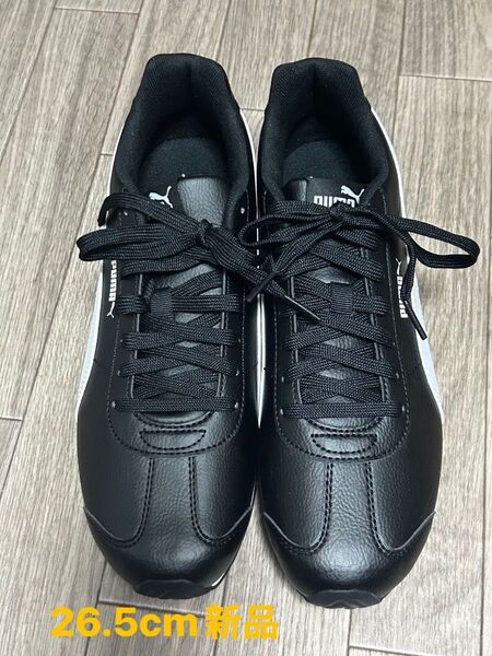 PUMA スニーカー メンズ ブラック 26.5cm