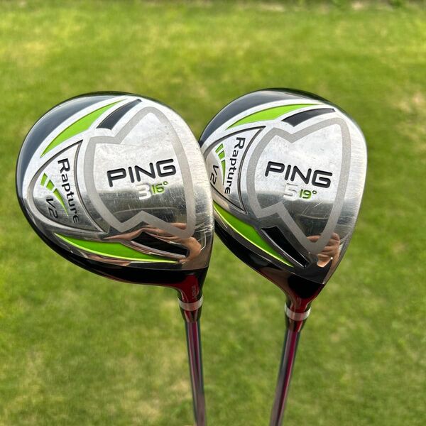 PING Rapture V2 フェアウェイウッド MD-6s(メーカーカスタム) 3w, 5w 2本セット