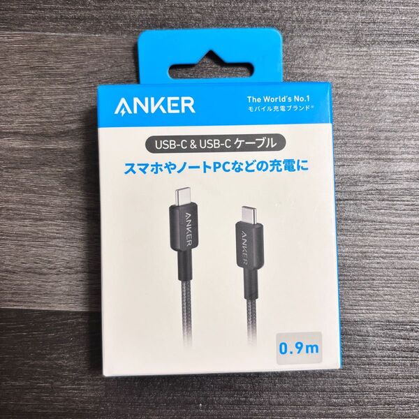 【新品】アンカー Anker USB-C ケーブル 0.9m 充電器 高耐久