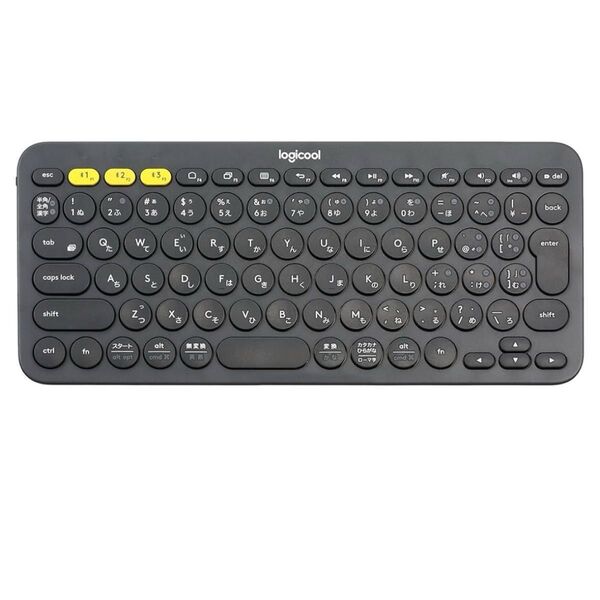 【美品】ロジクール ワイヤレスキーボード 無線 キーボード K380 Bluetoothワイヤレス 国内正規品 ブラック 黒