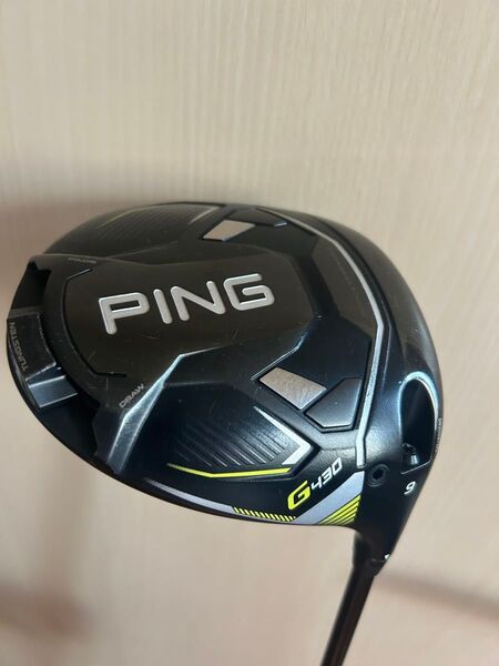 ドライバー PING G430 MAX 9° THE ATTAS 5X ヘッドカバー付き