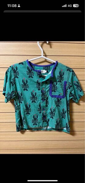 MARKEY'S HOGAN ロブスター柄トップス サイズ130cm 半袖 キッズ 子供用 Tシャツ