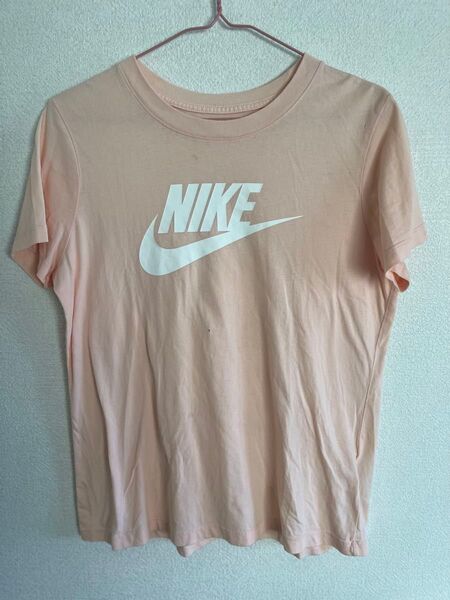 NIKE Tシャツ ピンク レディース 半袖 サイズL ナイキ スポーツ