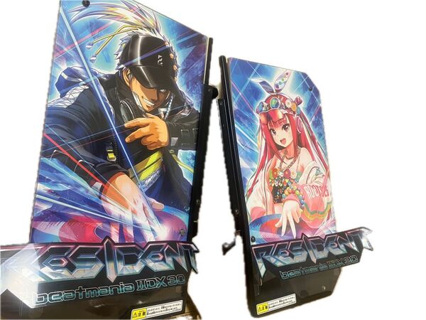 beatmania IIDX 30 RESIDENT サイドパネル 2枚セット