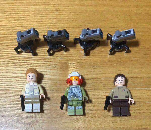超特価!!美品!! レゴ スターウォーズ ミニフィグ ケイデル コー コニックス レジスタンス兵 Aウイング・パイロット