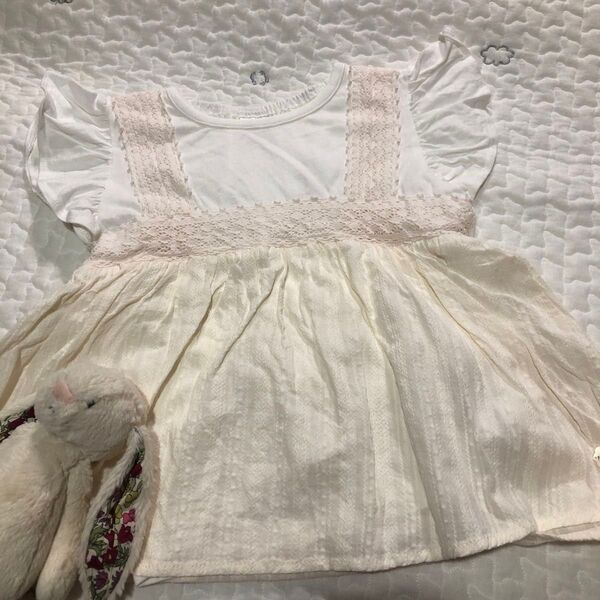 タイム値下げ フタフタ トップス 110 女の子 カットソー チュニック