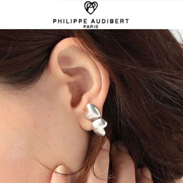PHILIPPE AUDIBERT*アシンメトリー ハートピアス